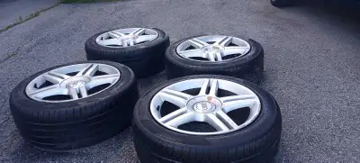 Audi mags with tires 235/45 r 17 all season p zero fut on Volkswagen Too top quality Price for new o...