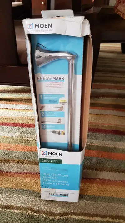 NEW Moen Darcy 18" Towel Bar Chrome Thornhill, View more