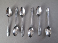 set of 6 small spoons (EPNS)