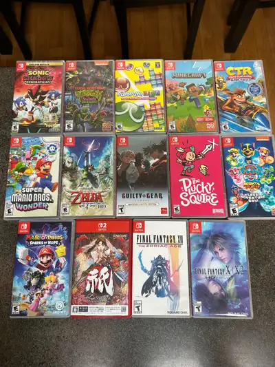 Nintendo Switch Games (Some Brand New!), View more