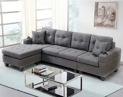 Discount Elevate Home Comfort and Style Premium Sectional Sofa, View more
