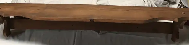 Wood shelf 47 inches long, 9.5 inches deep in Bookcases & Shelving Units in Edmonton - Image 2