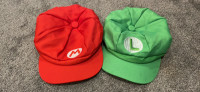 Adults or Teens Super Mario Luigi Hats