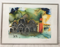 Homage to Venice by Dali, SIGNED, NUMBERED LE art lithograph