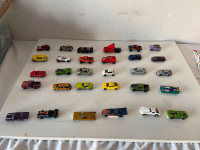 MODEL DIE CAST CARS, LOT OF 30, HOT WHEELS, MIXED BRAND  VALUE P