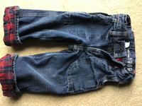 Baby Gap..12-18 months warm baby boy jeans $10