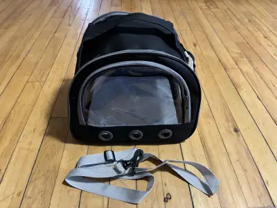 Portable Small pet Carrier 12.5”x10.5”x9.5”, View more