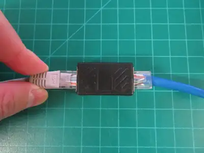 Cat 6 Ethernet Lan Cable couplers (joins 2 ethernet cables!), View more