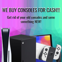 SELL your CONSOLES for CASH!!!  **PS5/PS4/XBOX/NINTENDO SWITCH**