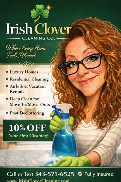 Give your home the gift of cleanliness with Irish Clover Cleaning Co.! Spring is the perfect time to...