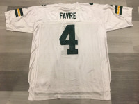 Reebok Brett Favre Green Bay Packers Football Jersey 