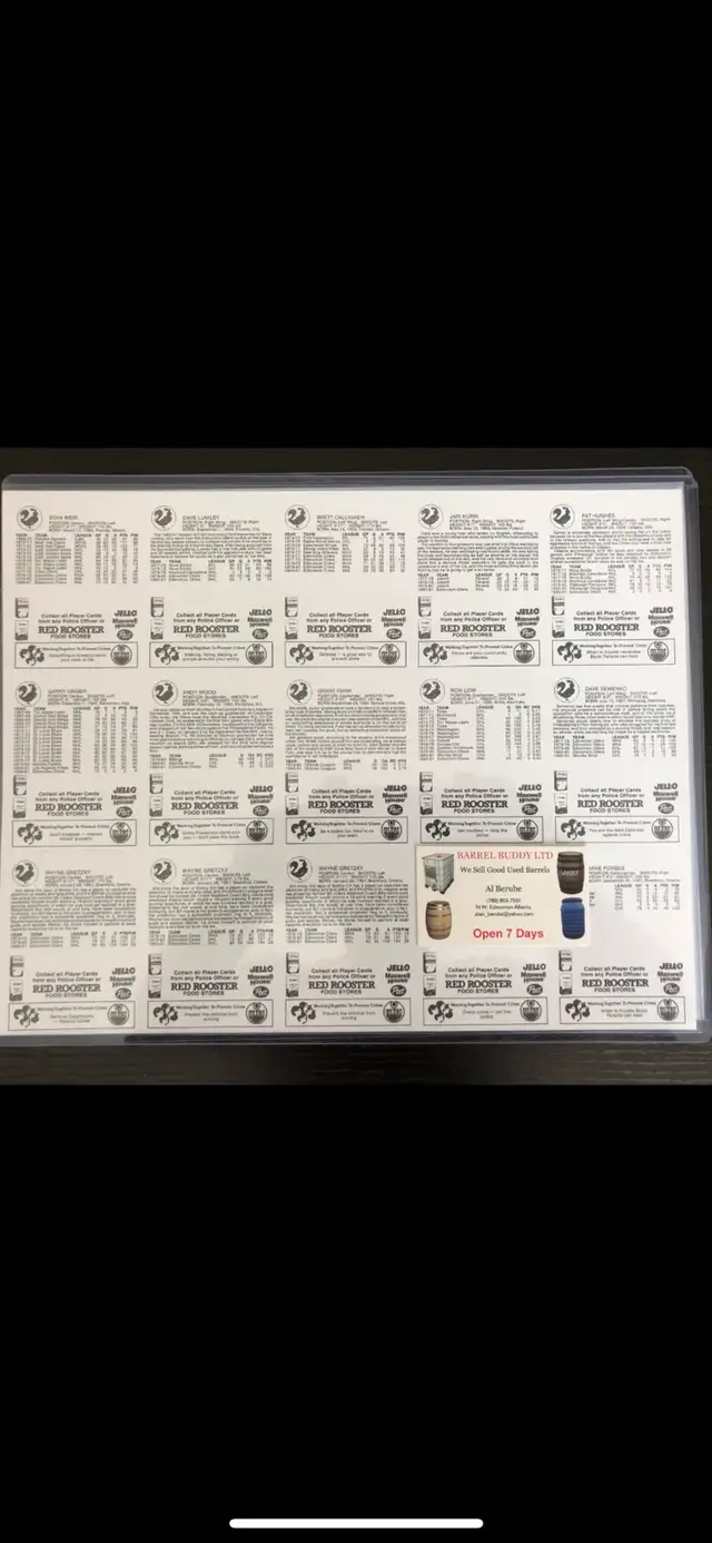Extremely Rare, 81-82, Wayne Gretzky. ( Long Hair Set ) $10,90062863736510850121