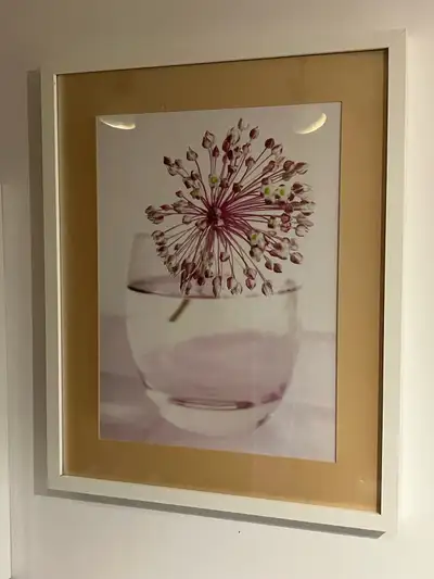 Vintage Ikea Set of Three Framed Floral Pictures, View more