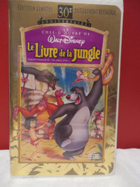Le livre de la jungle VHS 30th Anniversary édition limitée
