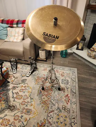 Tama HC84BW Heavy duty boom cymbal stand for drums., View more