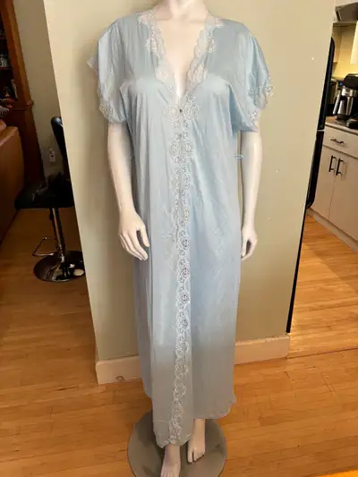 Vintage Lace and Nylon Robe, View more
