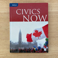 *$29 Nelson CIVICS NOW Textbook, FREE GTA Delivery