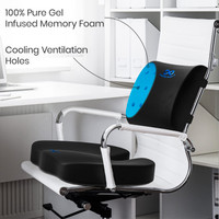 Everlasting Comfort pure memory foam combo for office desk chair