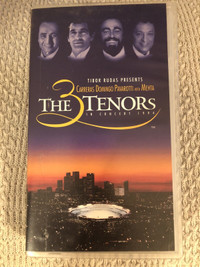 The 3 Tenors in Concert, 1994. VHS 