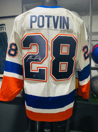 Felix Potvin Autographed New York Islanders CCM Jersey