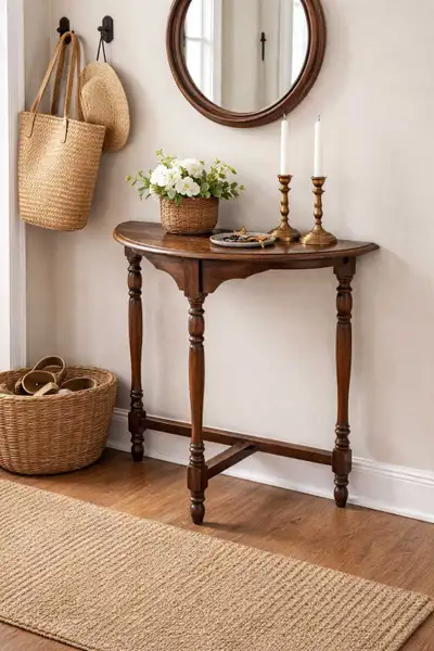 Half moon table , View more