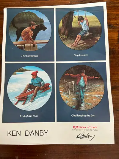 Ken Danby “Reflections of Youth” Collectible Plate Set, View more