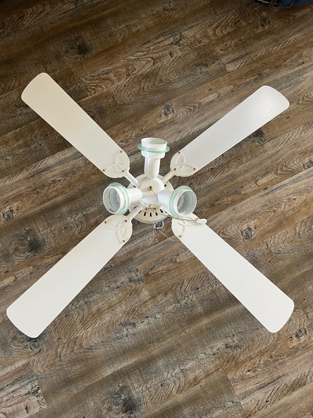  ceiling fan 42” -4 blade used fan. no damage  in Heating, Cooling & Air in Calgary