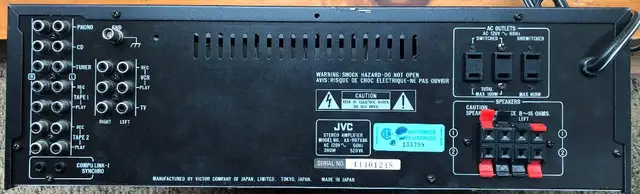 JVC AX-R97X STEREO INTEGRATED AMPLIFIER in Stereo Systems & Home Theatre in Brockville - Image 3