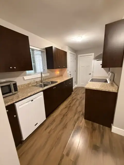 Now Available for You!!! 2 BR basement suite with 1 full bathroom Includes: In suite W/D Dishwasher...