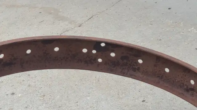 FIRE PIT  RING , ANTIQUE  , IDEAL  FOR  COTTAGE OR ACREAGE  , in BBQs & Outdoor Cooking in Regina - Image 4