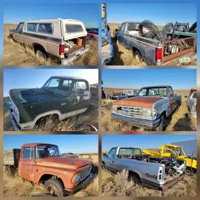 I'm selling a collection of eleven 4x4 trucks, each with unique characteristics and ready for restor...