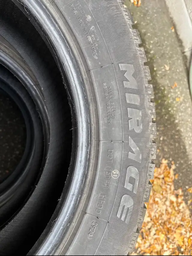Like New! One-Season Use-4x Mirage Winter Tires-225/65R17 102H in Tires & Rims in Hamilton - Image 9