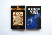 Necronomicon, 2 livres sur le Mythe de Cthulhu (H.P. Lovecraft)