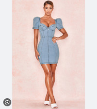 House of Cb Denim Dress Robe