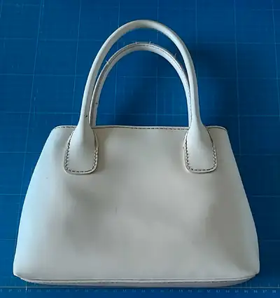 Emma James by Liz Claiborne small ladies handbag white leather, View more