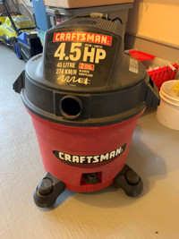 Craftsman Shop Vacuum 4.5 HP