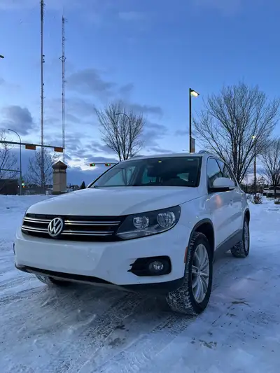 2013 VW Tiguan Highline - Pure White, Well-Maintained!