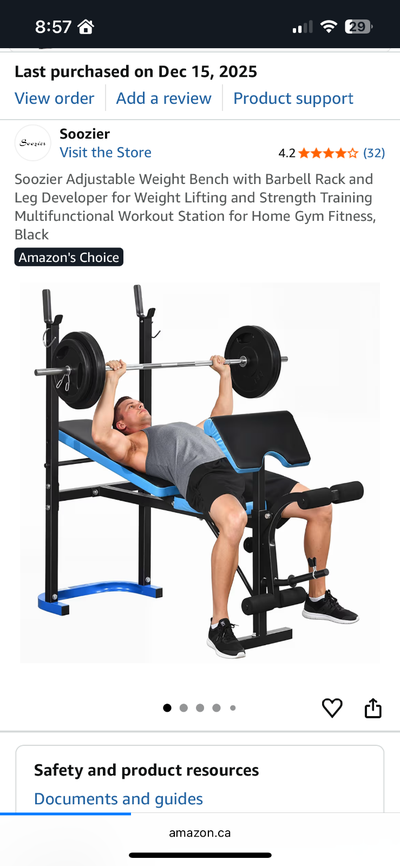 Weight bench, View more
