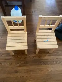 2 IKEA children’s chairs