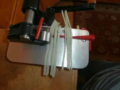 For sale a rug hooking cutter , a Rigby Double with blades sizes 4 and 6 . I've shown both blades cu...