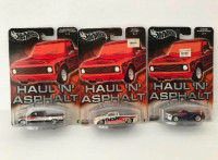 2003 Hotwheels- HAUL’N’ ASPHALT Series -3 cars of 4 set