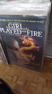 THE GIRL WHO PLAYED WITH  FIRE 2009 MOVIE POSTER
