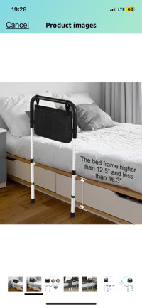 REAQER Bed Rails for Elderly Seniors Adults Adjustable Bed Assis