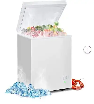 Le congélateur LifePlus de 3,5 pieds cubes permet de stocker une grande quantité d'ingrédients, nota...