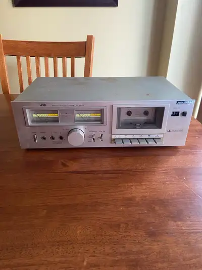 JVC KD-A11C Dolby Stereo Cassette Deck Vintage Lights Up Works, View more