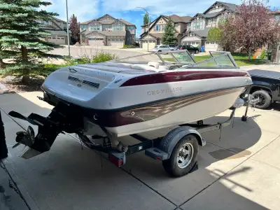Very clean 2005 Crownline 180 powered by a reliable 4.3L MerCruiser V6. Only ~200 hours – low for th...