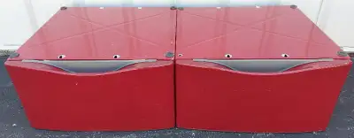 3 SPACE-SAVING APPLIANCE PEDESTALS / BASES w/ DRAWERS (2 shown), View more