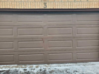 16x7 steel insulated garage door. Complete $550