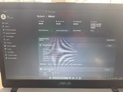 ASUS VivoBook Pro 17" i5-8250U, 8gb Ram, 256gb Laptop, View more