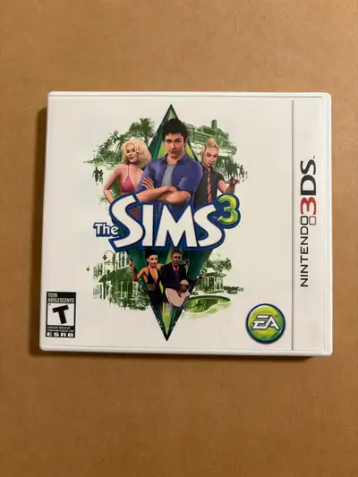 The Sims 3, 3DS game. Includes original manuals. CASH ONLY, available for pick up in the Polo Park a...